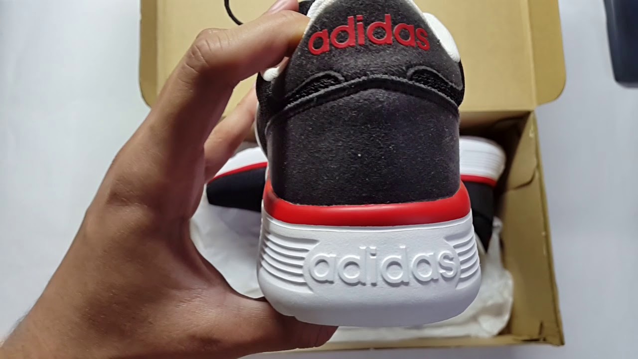 adidas cloudfoam black red