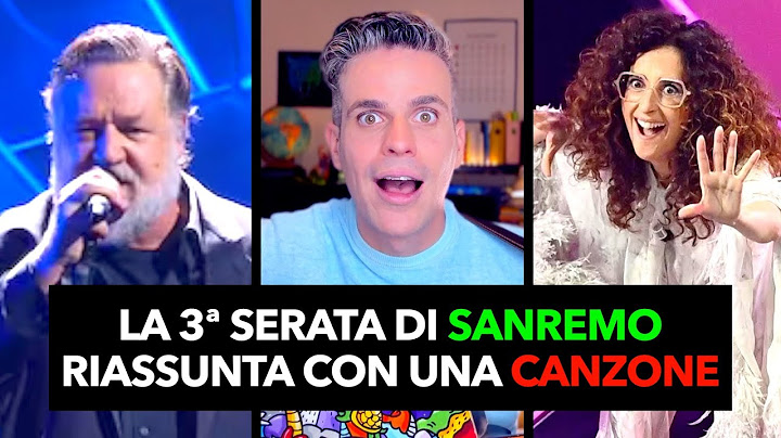 La 3ª serata di SANREMO 2024 riassunta con una CANZONE (in meno di 90")