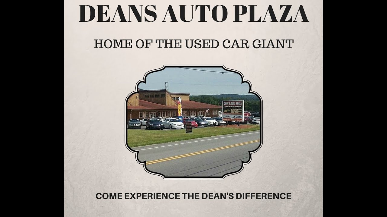This could be you Dean's Auto Plaza YouTube