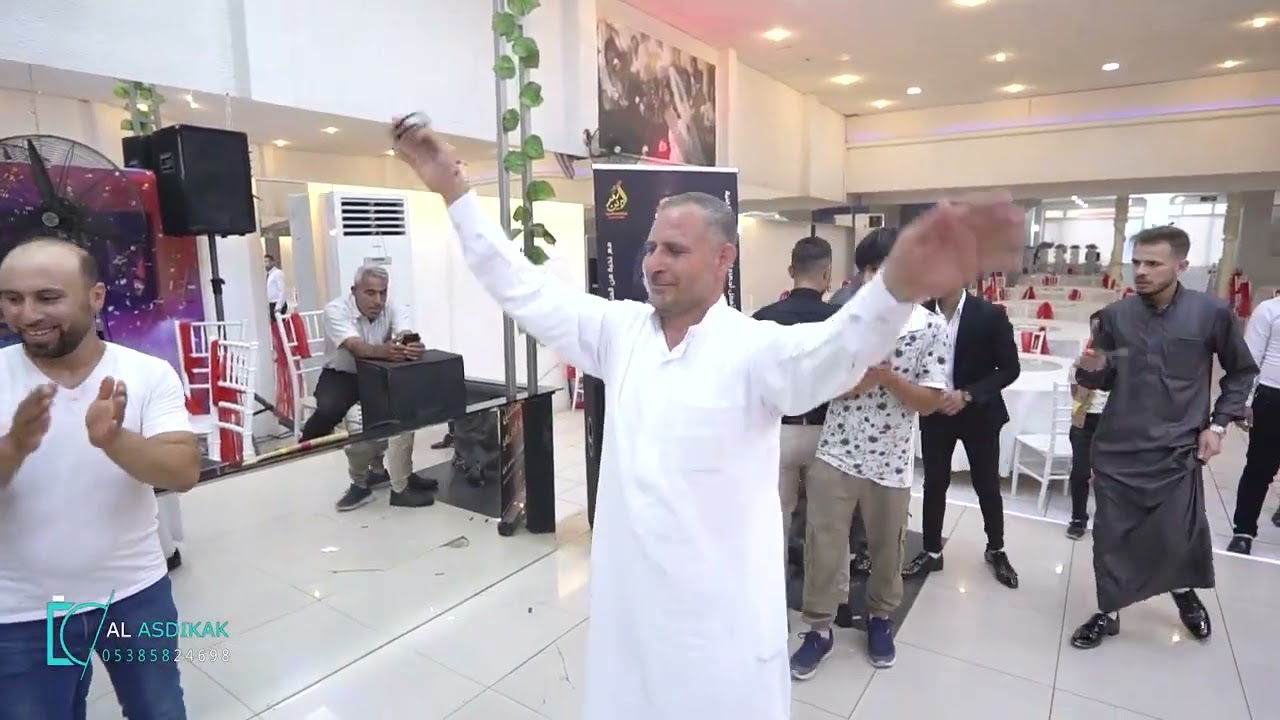 افراح أهالي الحاضر آل حج محمود العثمان حفلة العريس محسن محمود عثمان#2k