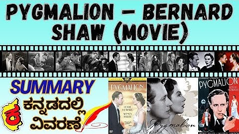 Pygmalion by Bernard Shaw (Movie) Summary #pygmalion #gbshaw #pygmalionbygbshaw #ba #bsc #bcom #bba