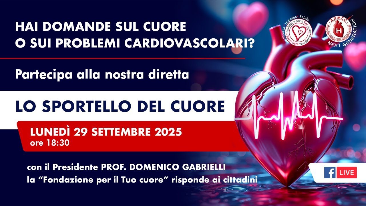 🔴 LO SPORTELLO DEL CUORE - Diretta della 