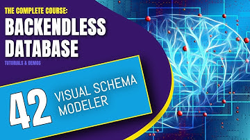 Visual Schema Modeler | Backendless Database Training Course (pt. 42)