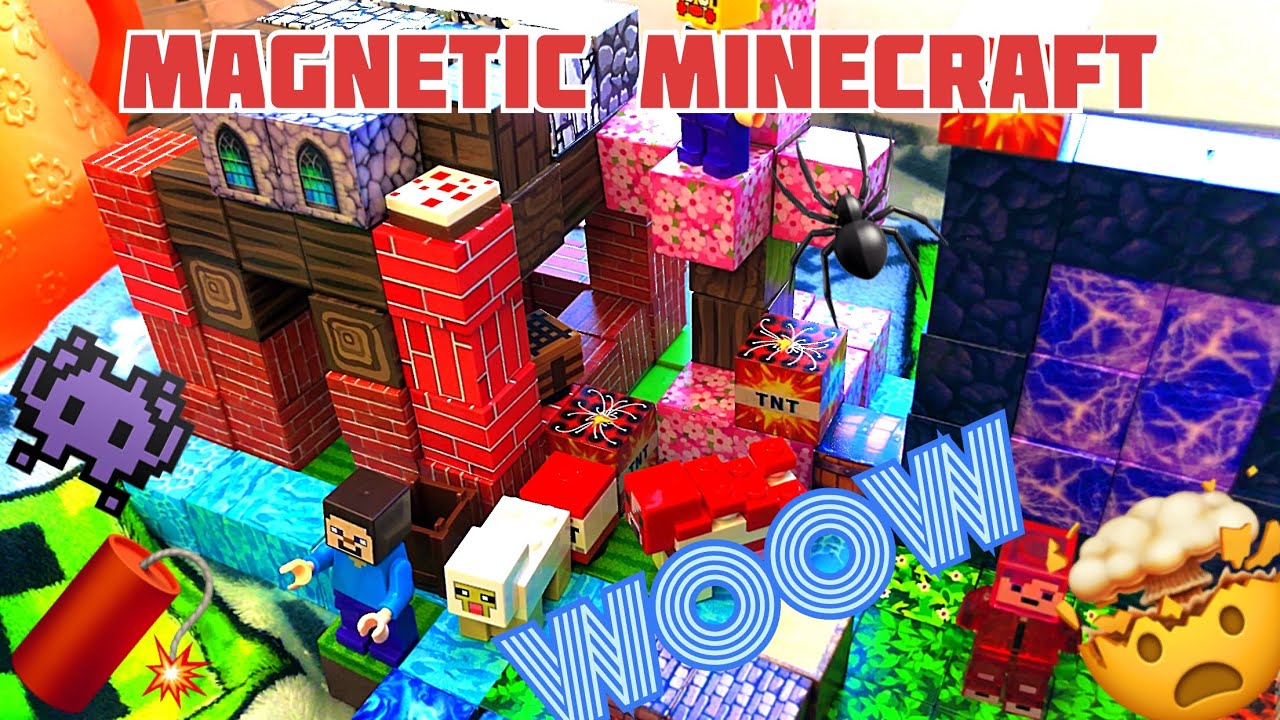 Magnetic Building Minecraft 🤯Magnetic Minecraft House Build 👾🧲 | Easy DIY Tutorial 🛠️ - YouTube