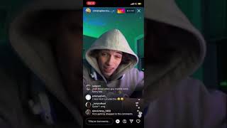 chris sturniolo instagram live 20/03/22