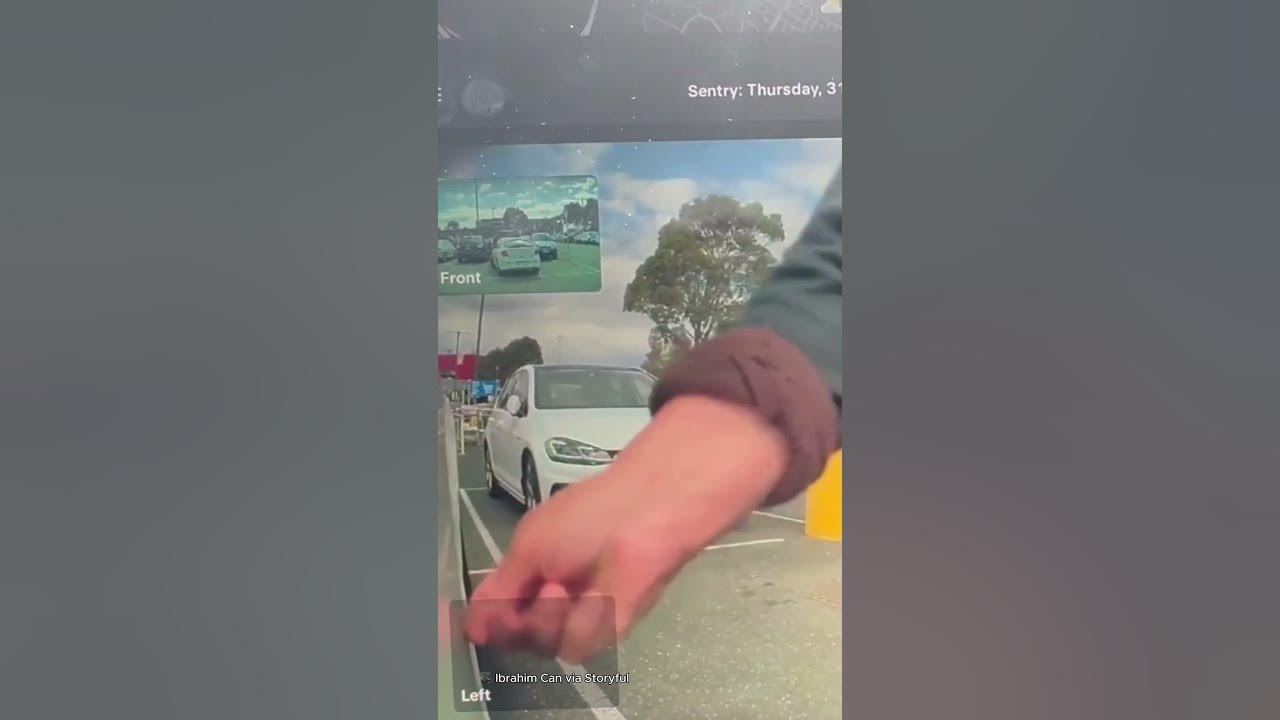 Tesla cam catches ‘vandal’ in the act