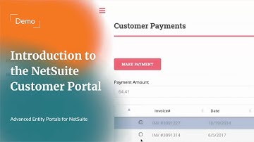 Introduction to the #NetSuite Customer Portal | Demo | Advanced Entity Portals