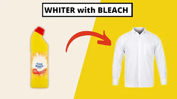 How to make clothes WHITER with BLEACH