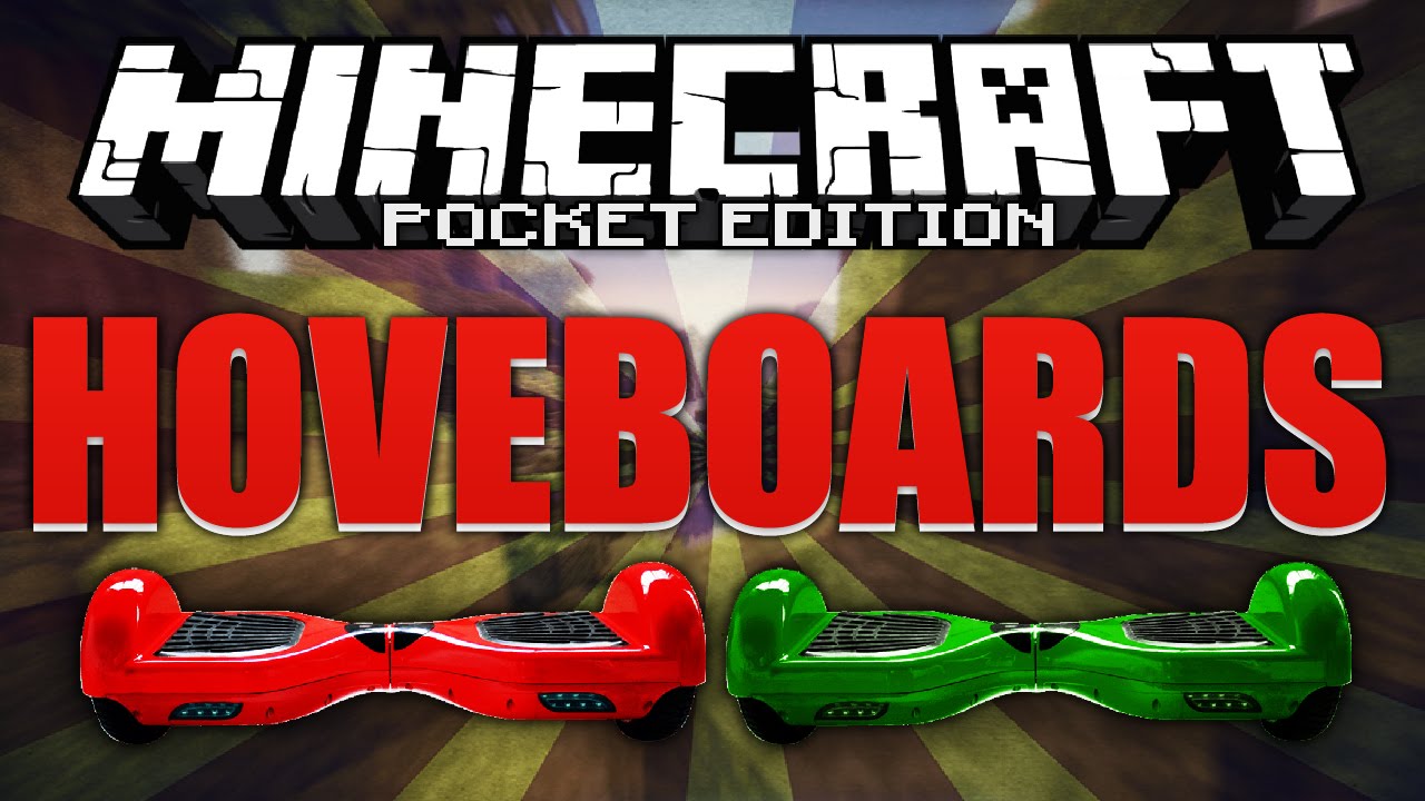 HOVERBOARD EN MINECRAFT PE 0.14.0 | MOD PARA MINECRAFT (POCKET EDITION