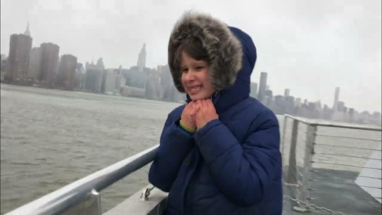 Theo Rides A NYC Ferry DUMBO to 34th Street! YouTube