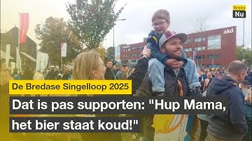 "Hup Mama, het bier staat koud!" | Bredase Singelloop 2025