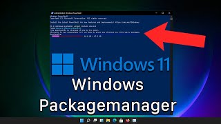 how to install and use the windows package manager in windows 11