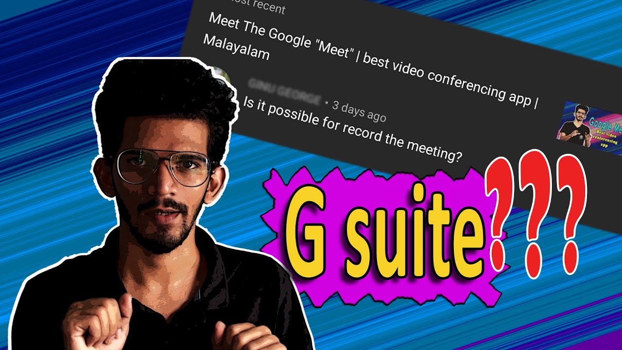 How to record Google Meet | Gsuite | Malayalam