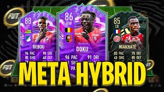 MOST OVERPOWERED BEST POSSIBLE CHEAP 250K/300K/350K META HYBRID (FIFA 22 SQUAD BUILDER)