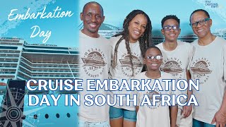WATCH BEFORE CRUISING FROM CAPE TOWN | Boarding Day | 4-Night MSC South African Cruise | Family of 5