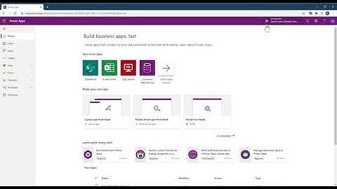 Power Apps #1  Change Environment Name