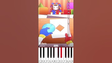 Is that possible? (@fash) The Amazing Digital Circus Animation - Octave Piano Tutorial