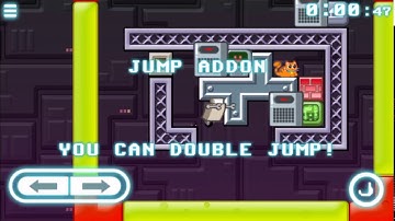 Robot Wants Kitty (iOS) “Mini” Custom Level by syncmaster Speedrun IGT 0:12.18
