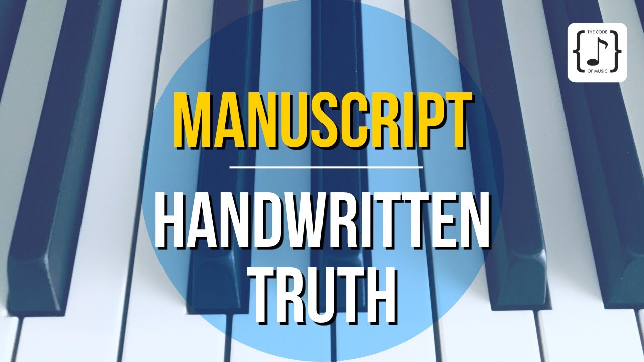 Manuscript vs. Printed Score | What Pianists Need to Know - YouTube