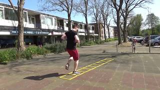 Sprong ABC 1 been - voor achter voorwaarts