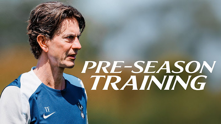 Spurs continue pre-season training 💪