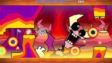 Magma Bound by ScorchVX (First Insane Demon) (w/ Clicks) - Geometry Dash