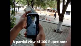 Currency recognition app