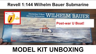 Submarine Wilhelm Bauer | 1:144 Revell scale model unboxing | King's Hobbies