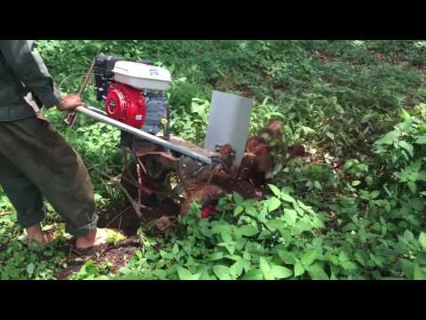 Video Chế tạo máy, bán máy đao lỗ đào mương . Đào lỗ trông... - youtube