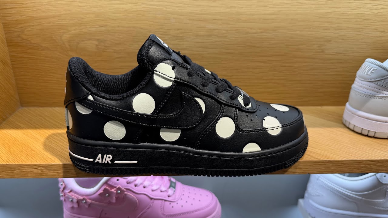 Nike Air Force 1 Low “Black Polka Dot” - Style Code: IR8647-001