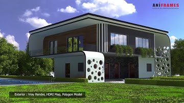 ARCHITECTURE 3DS MAX DEMOREEL 2020 * BY VIJAYKUMAR M KULKANI* POLYGON MODELING, V-RAY RENDERING***
