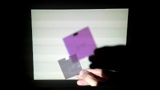 Polarisation: LCD Projector -- xmdemo 054