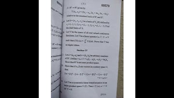 MDU BSc Maths honours 6 th semester Mathematics liner algebra 2019