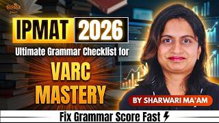 Grammar You CAN’T Miss for IPMAT ⚠️ | IPMAT 2026 Prep