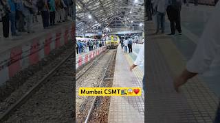 🚆 CSMT Station Vibes | Mumbai Life ❤️🚉😱 #vairalvideo #railvlogger #railwaycontent #railway