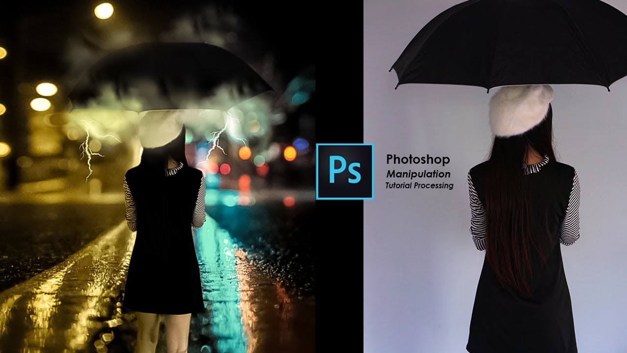 Fantasy Color Effect Rainy day I Photoshop Manipulation tutorial