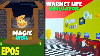PUT ANYTHING IN THIS WELL AND GET MORE | WARNET LIFE SIMULATOR EP05 HINDI GAMEPLAY | FLYNN GAMERZ
