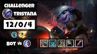 Tristana vs Jinx KOREAN Challenger BOT (12/0/4) - v11.6 Tristana vs Jinx KOREAN Challenger BOT (12/0/4) - v11.6