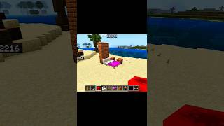 Minecraft realistic bed!😮#minecraft#gaming#new#tweening#trending#shorts#ytshorts#edit#minecraftmeme