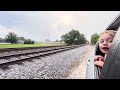 We Risked the Rain AND Caught a CSX Freight Train During the Storm!!