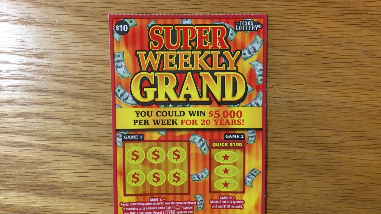 Win 1X Super Weekly Grand TX Lottery YouTube