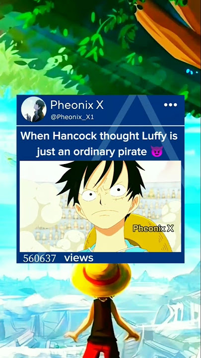 #luffy #hancock #onepiece