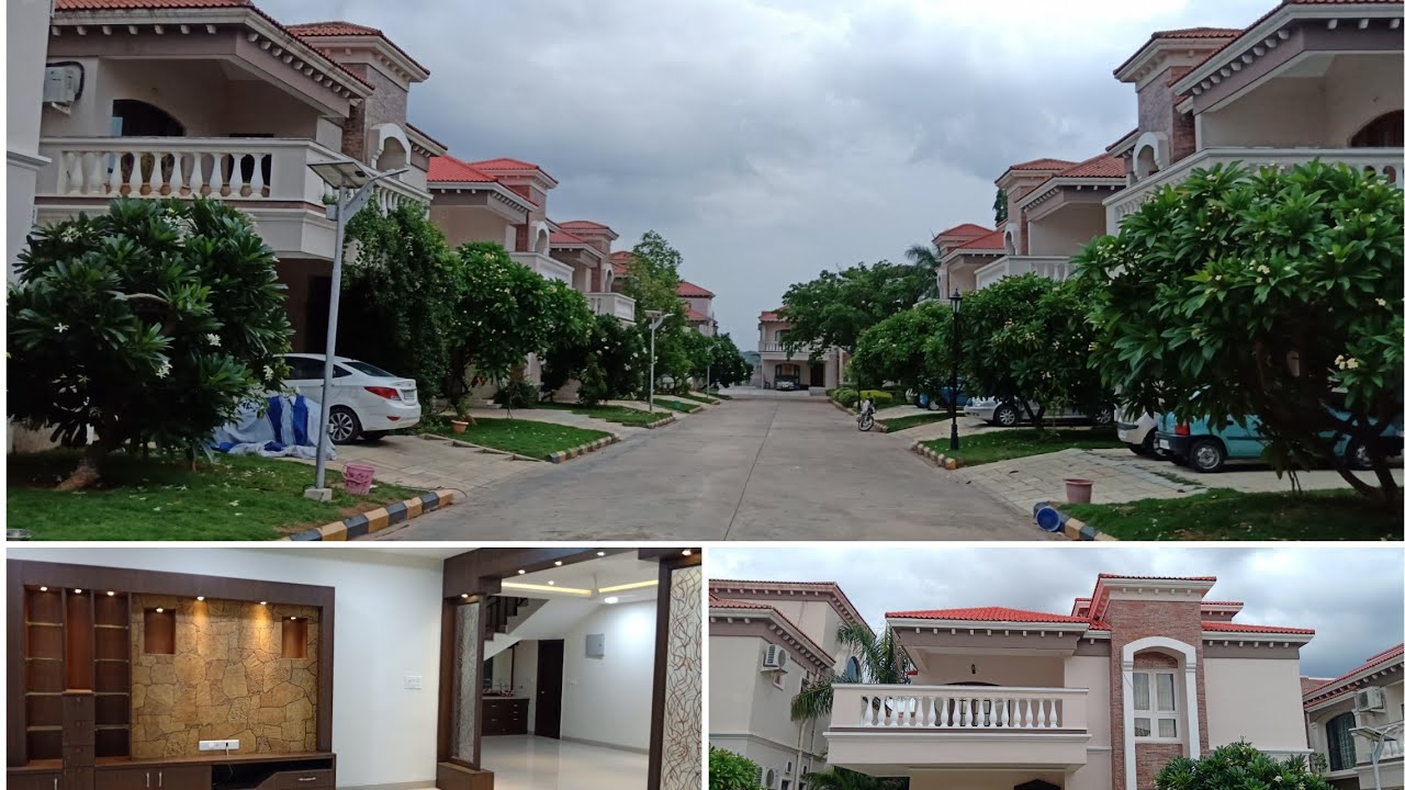 Duplex villa For sale in Hyderabad Gated community 400 Sq.yds