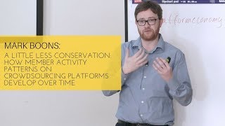 How member activity patterns on crowdsourcing platforms develop over time
