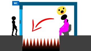 who die first - stupid stickman Gameplay Walkthrough Part 3