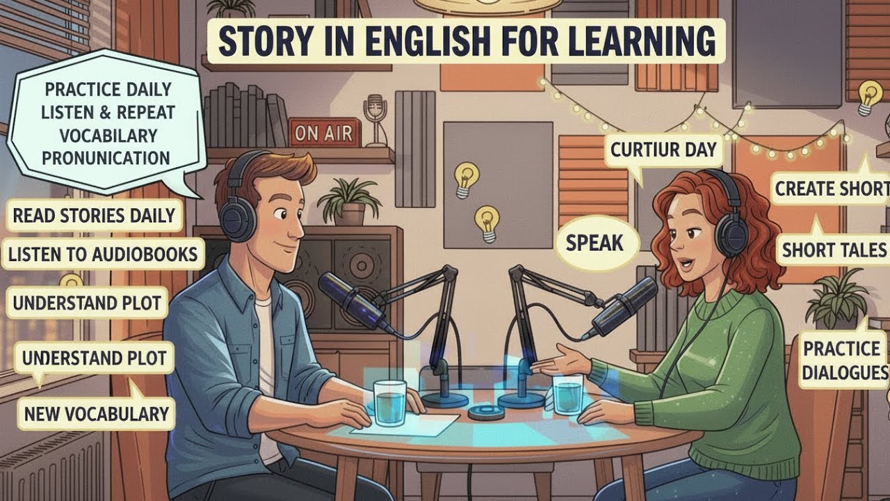 Short Story in English for Learning  Easy Listening Practice