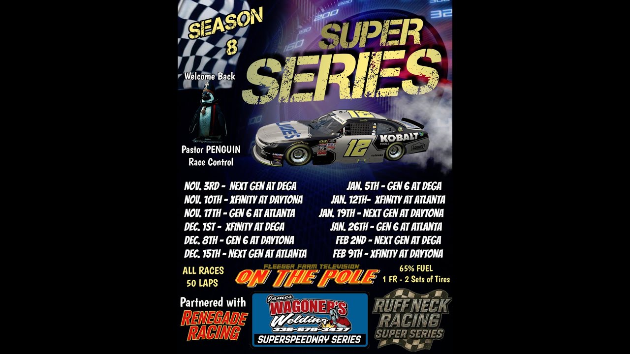 Tommy Ruff Racing Ruff Neck Racing - S8 Race 5 - Wagoner's Welding Superspeedway Series ...