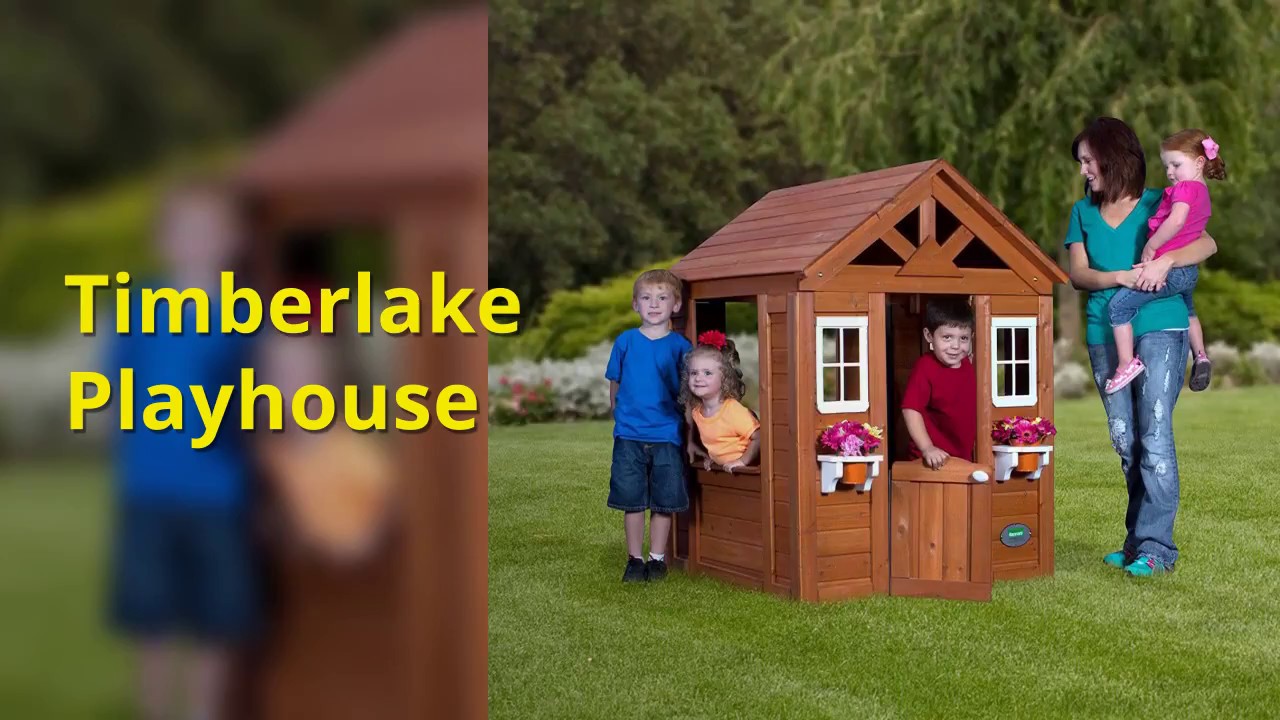 timberlake cedar wooden playhouse