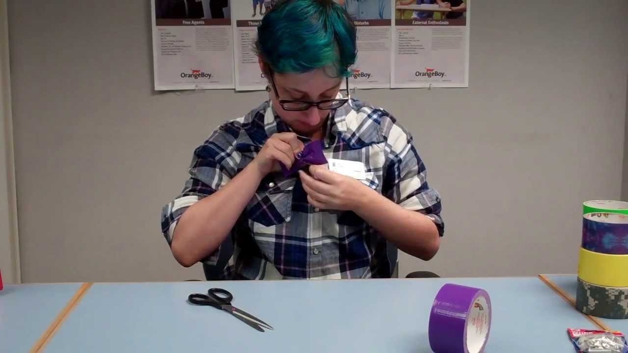 Duct Tape Bow Tie YouTube