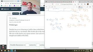 Quadratic Word Problems in Delta Math Net Worth